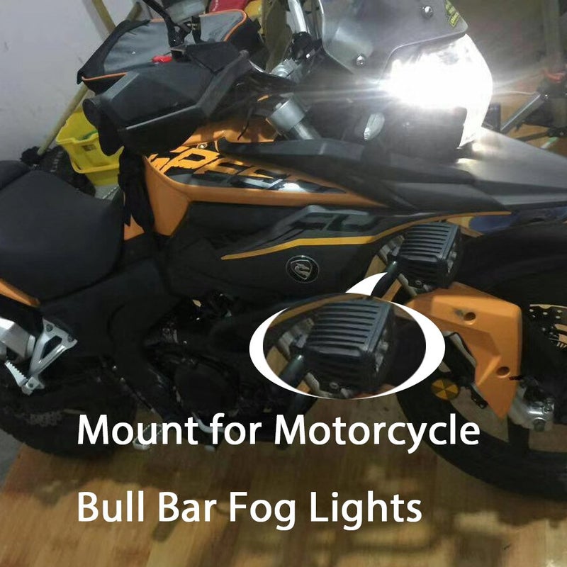 House Tuning 4pcs 3/4 inch Light Mount Bracket for 0.75" Tube Clamp 19mm Roll bar Clamp Brackets (Include 4 Clamp) - Image 5